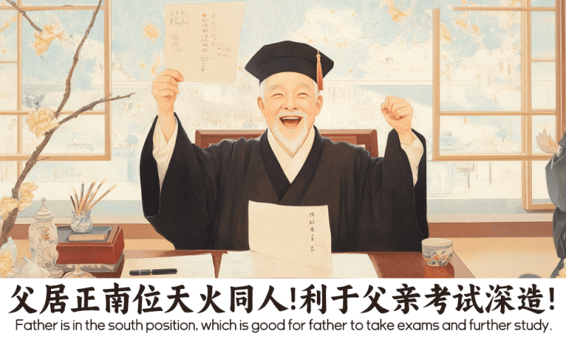 父居正南位天火同人