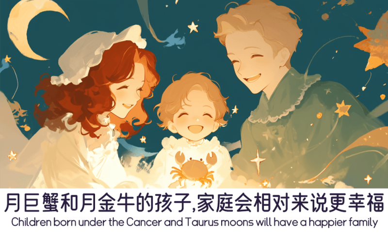 月巨蟹、月金牛的孩子的家庭环境