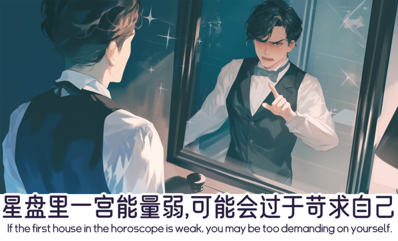 星盘里一宫能量弱意味着什么