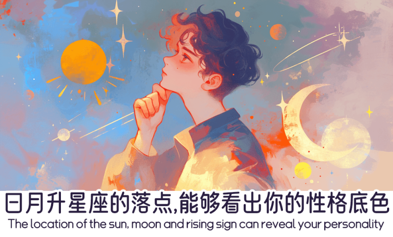 日月升星座的落点表现的性格底色