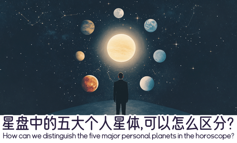 星盘中的五大个人星体怎么区分