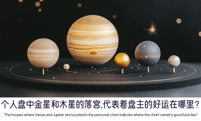 金星和木星的落宫，代表着盘主的好运在哪里？
