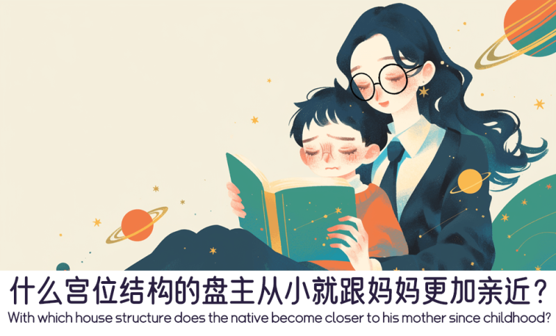 什么宫位结构的盘主从小就跟妈妈更加亲近？