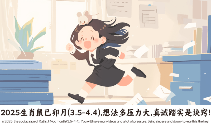 2025生肖鼠己卯月