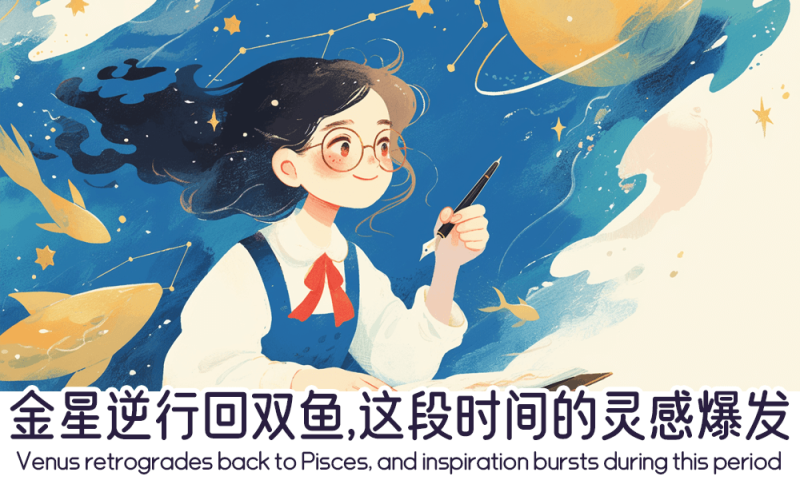 金星逆行回双鱼的灵感爆发