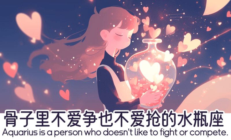 骨子里不爱争也不爱抢的水瓶座
