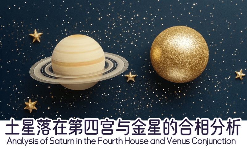 土星落在第四宫与金星的合相分析