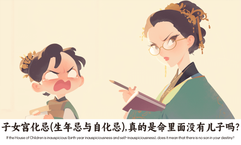 子女宫化忌（生年忌与自化忌）