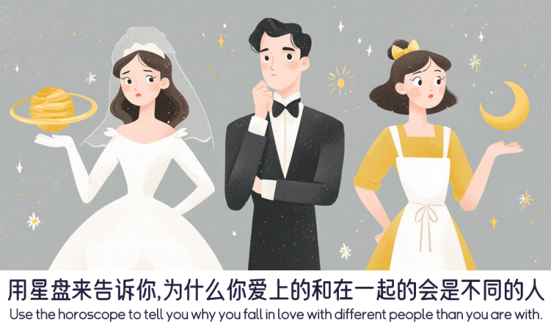 星盘分析为什么爱上的和在一起的会是不同的人