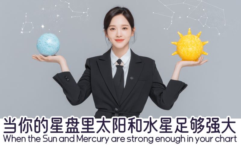 当你的星盘里太阳和水星足够强大