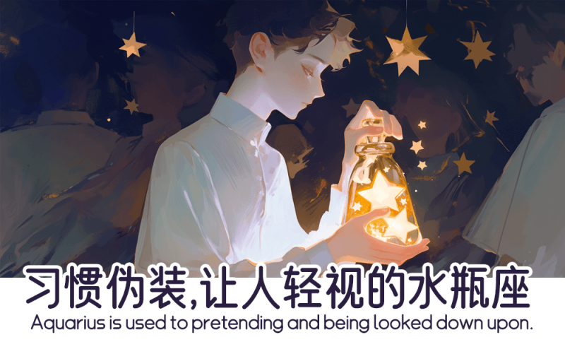 习惯伪装，让人轻视的水瓶座   