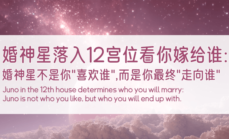 婚神星落入12宫位