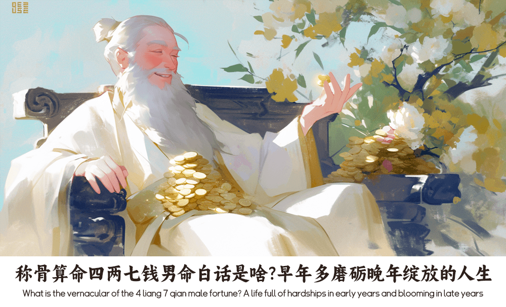 称骨算命四两七钱男命白话是啥？早年多磨砺晚年绽放的人生