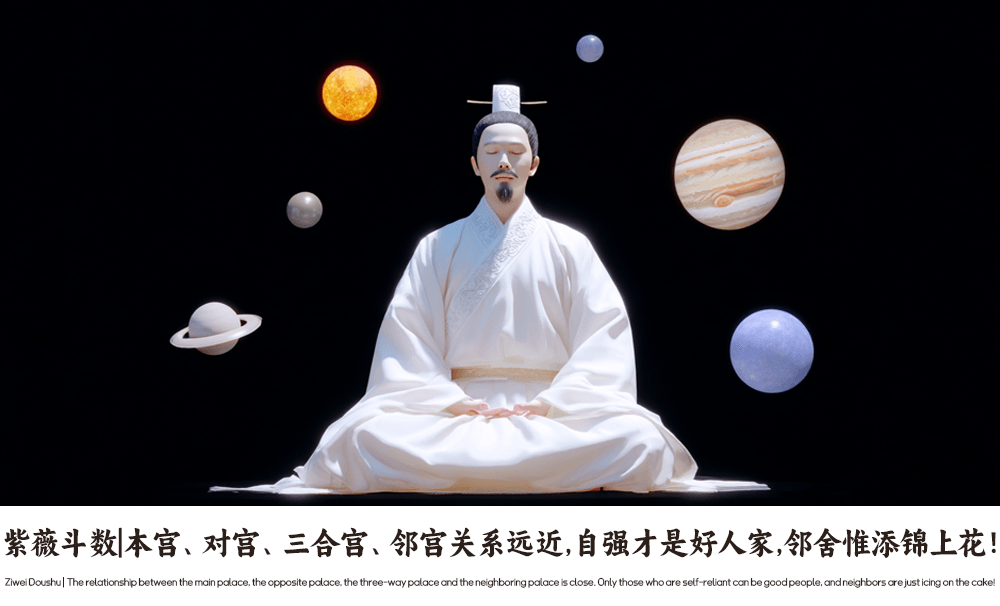 紫薇斗数|本宫、对宫、三合宫、邻宫关系远近，自强才是好人家，邻舍惟添锦上花！