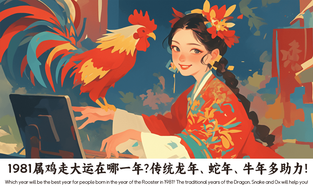 1981属鸡走大运在哪一年？传统龙年、蛇年、牛年多助力！