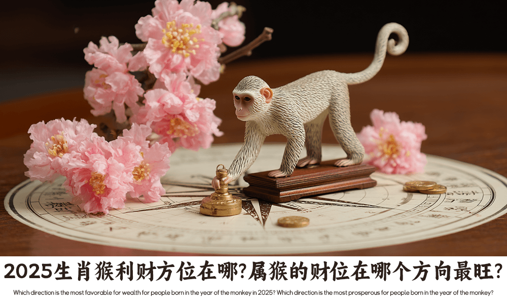 2025生肖猴利财方位在哪？属猴的财位在哪个方向最旺？