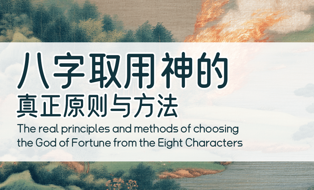 八字取用神的真正原则与方法（纯分享）