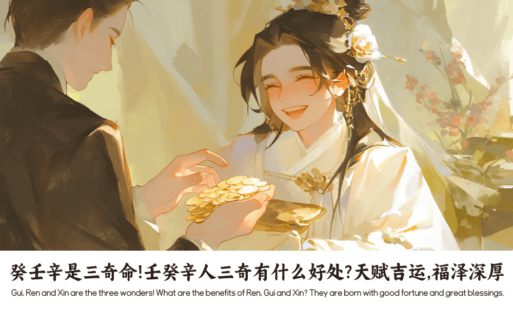 癸壬辛是三奇命！壬癸辛人三奇有什么好处？天赋吉运，福泽深厚