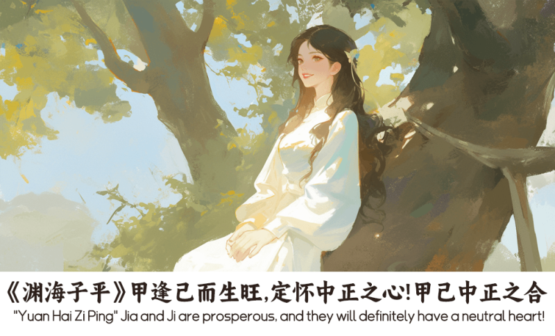 甲逢己而生旺，定怀中正之心