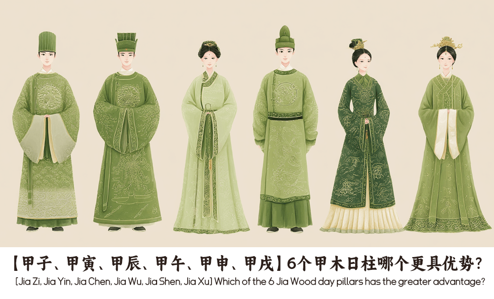 【甲子、甲寅、甲辰、甲午、甲申、甲戌】6个甲木日柱哪个更具优势？