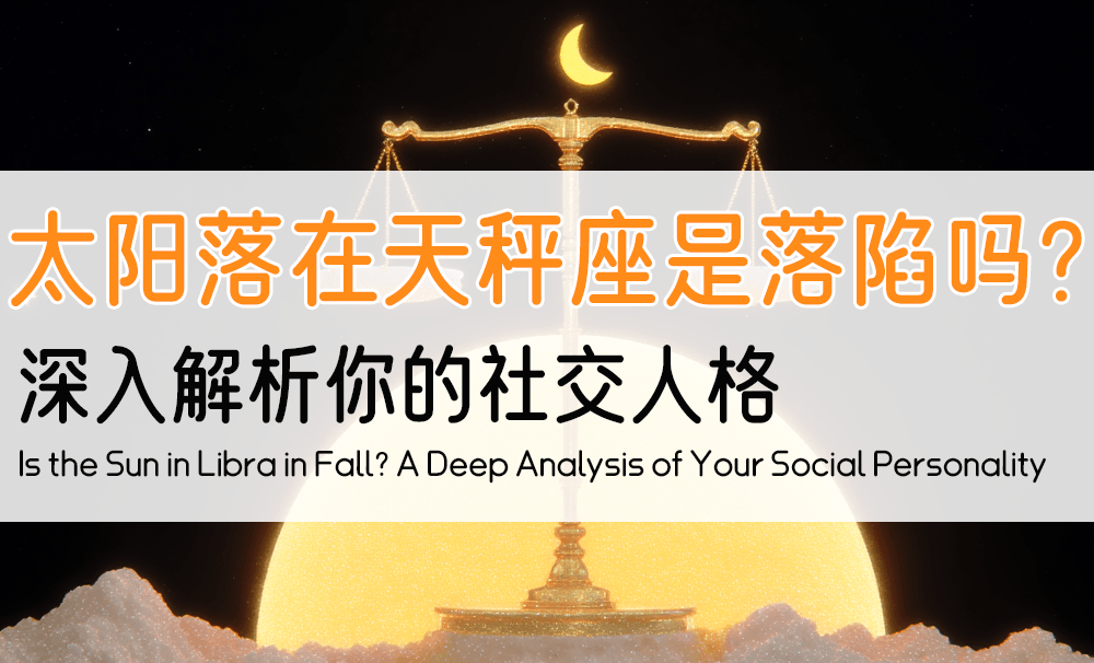 太阳落在天秤座是落陷吗？深入解析你的社交人格