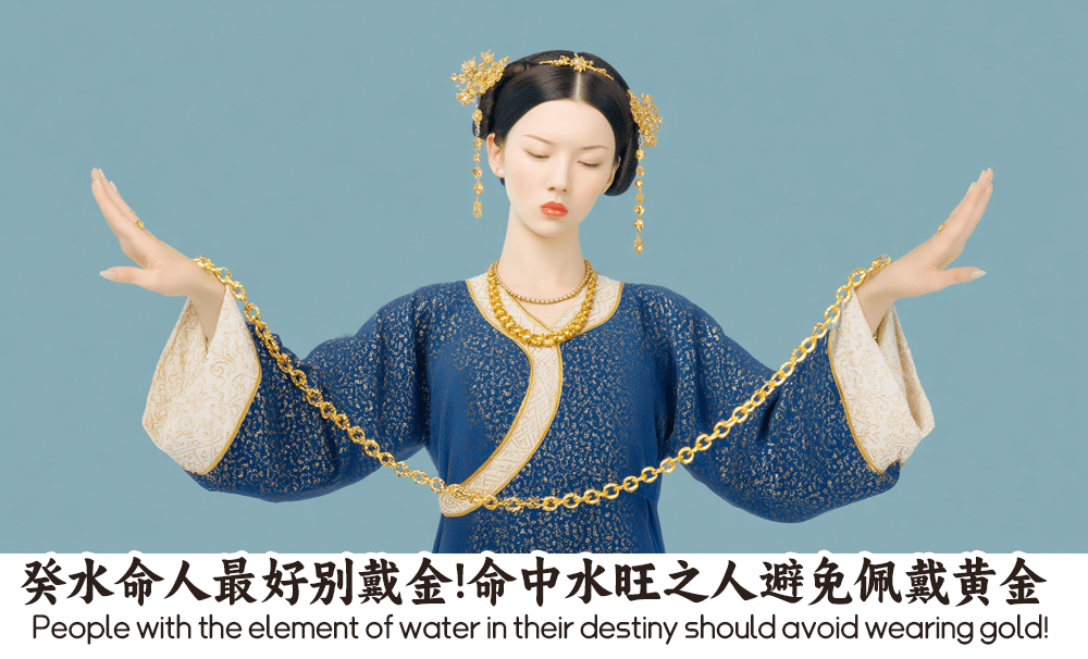 癸水命人最好别戴金！命中水旺之人避免佩戴黄金