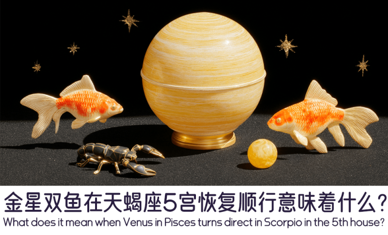 金星双鱼在天蝎座5宫恢复顺行意味着什么？