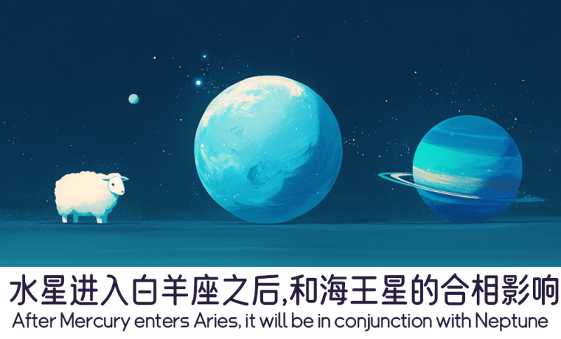 水星进入白羊座之后和海王星的合相影响