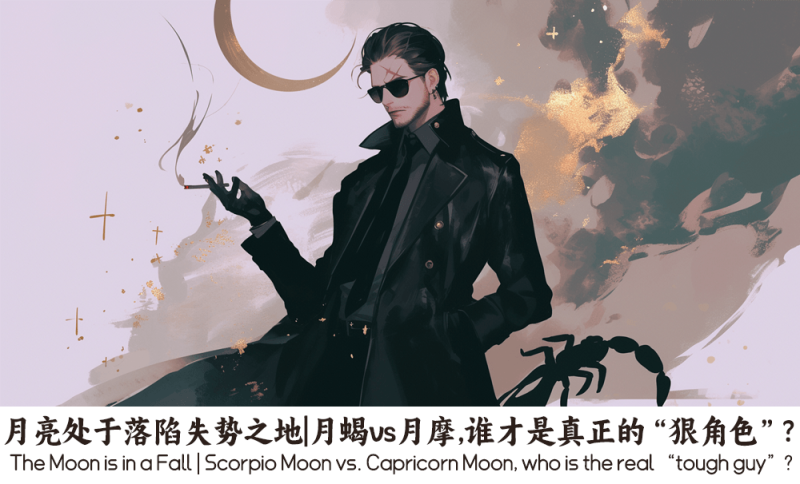 月亮处于落陷失势之地