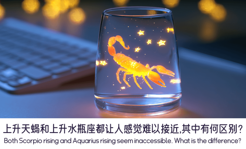 上升天蝎座和上身水瓶座的区别