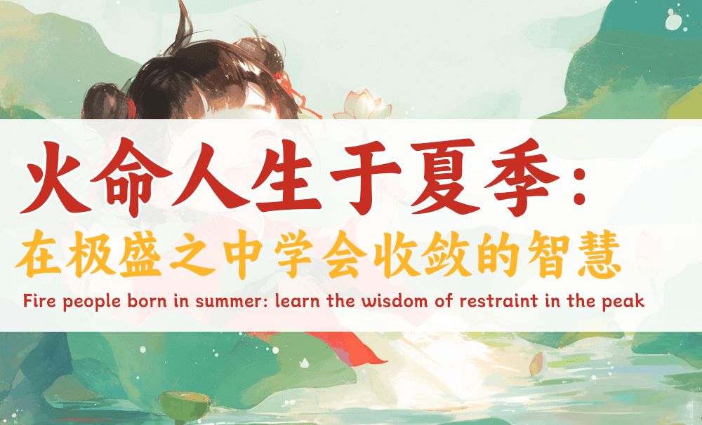 火命人生于夏季：在极盛之中学会收敛的智慧