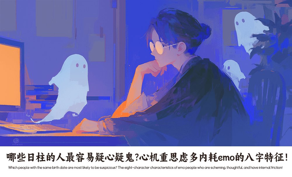 哪些日柱的人最容易疑心疑鬼？心机重思虑多内耗emo的八字特征！