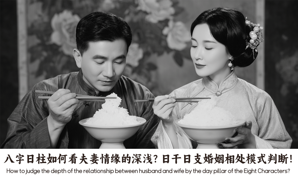 八字日柱如何看夫妻情缘的深浅？日干日支婚姻相处模式判断！