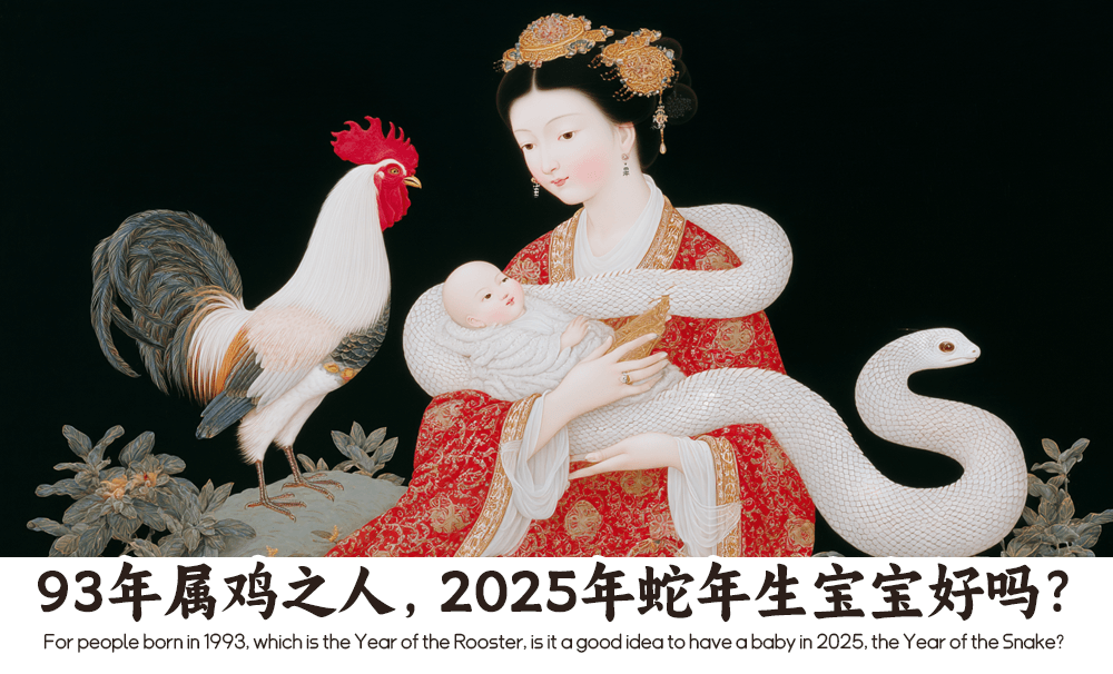 93年属鸡之人，2025年蛇年生宝宝好吗？