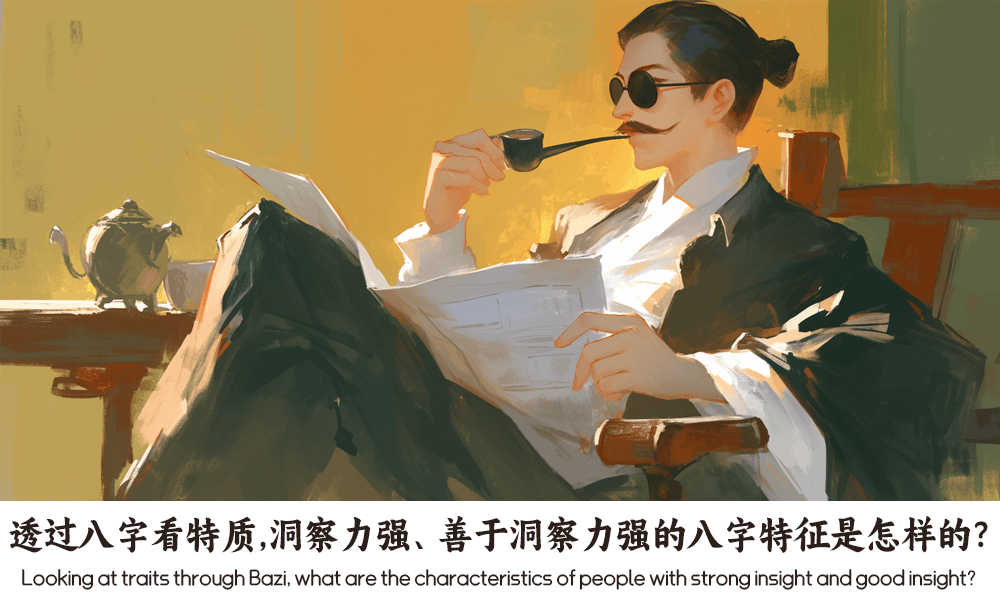 透过八字看特质，洞察力强、善于洞察力强的八字特征是怎样的？