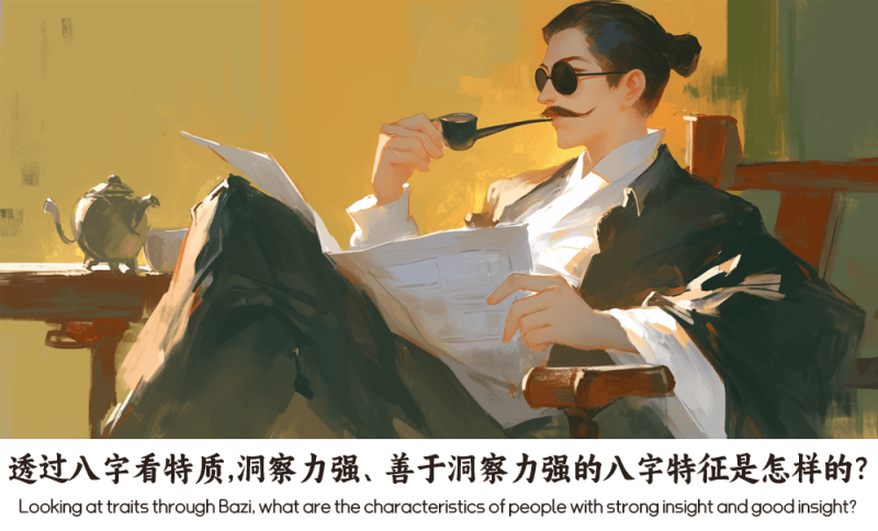 洞察力强、善于洞察力强的八字特征