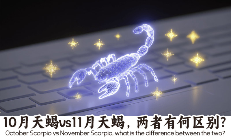 10月天蝎vs11月天蝎
