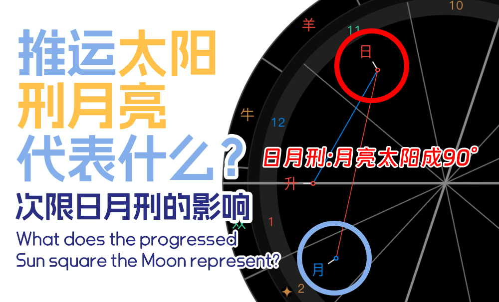 推运太阳刑月亮代表什么？次限日月刑的影响