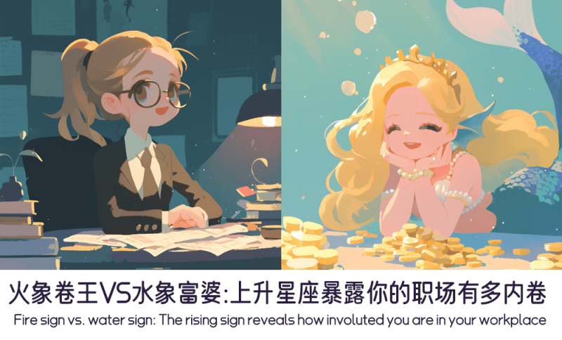 上升星座暴露你的职场有多内卷