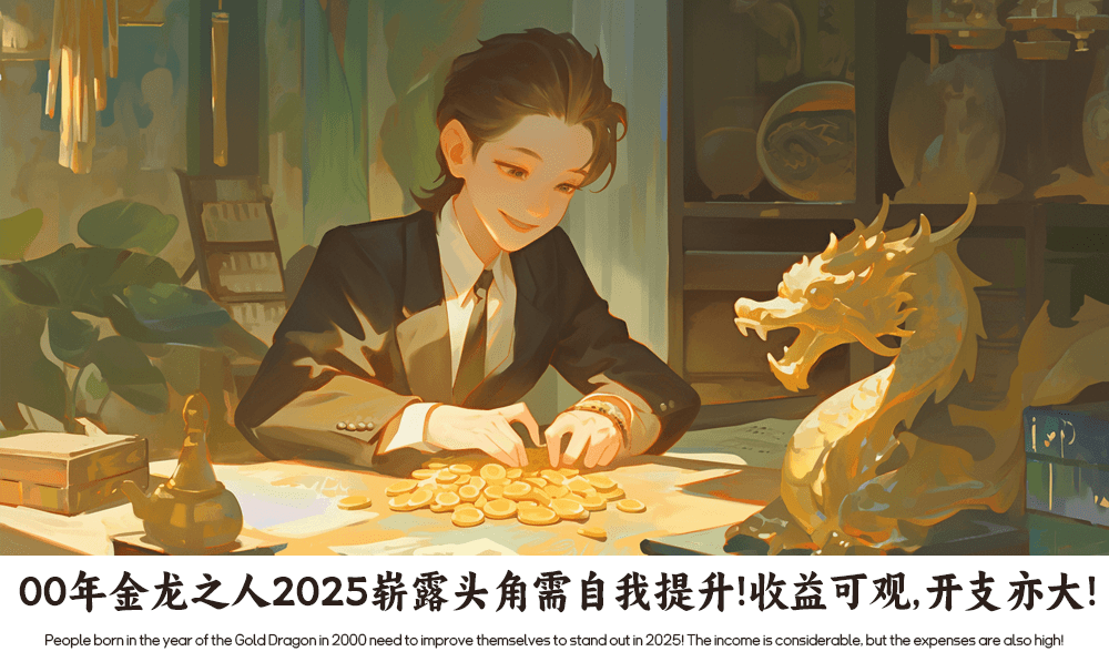 00年金龙之人2025崭露头角需自我提升！收益可观，开支亦大！