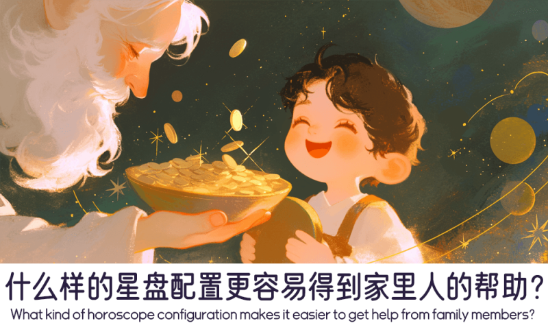 什么样的星盘配置更容易得到家里人的帮助