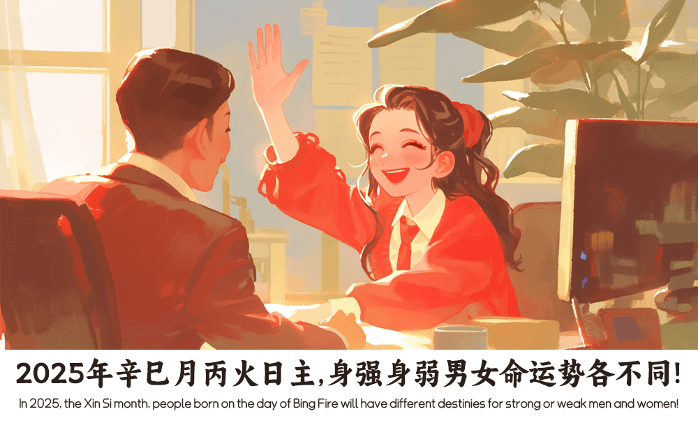 2025年辛巳月丙火日主，身强身弱男女命运势各不同！