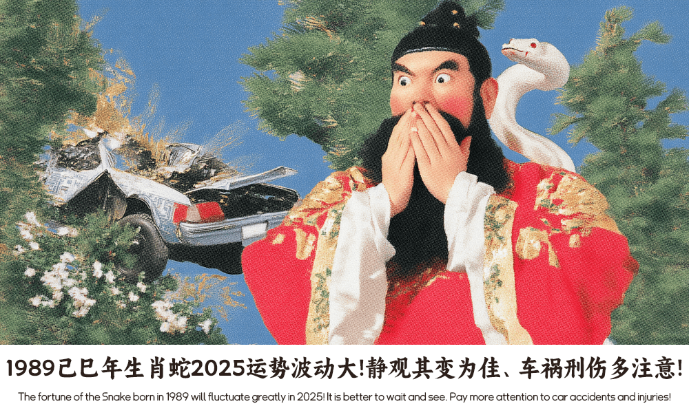 1989己巳年生肖蛇2025运势波动大！静观其变为佳、车祸刑伤多注意！