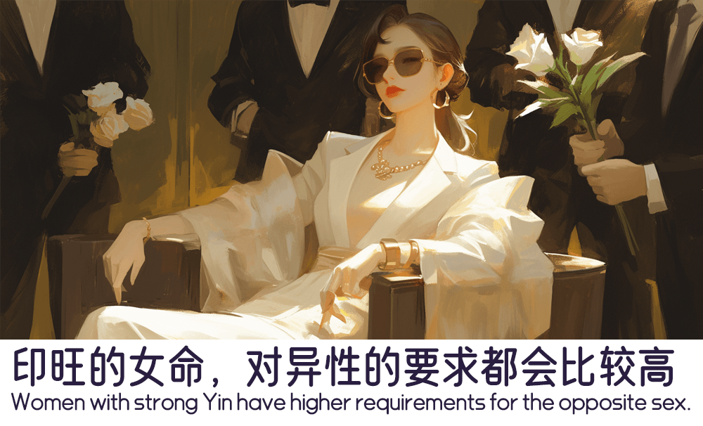 印旺的女命，对异性的要求都会比较高