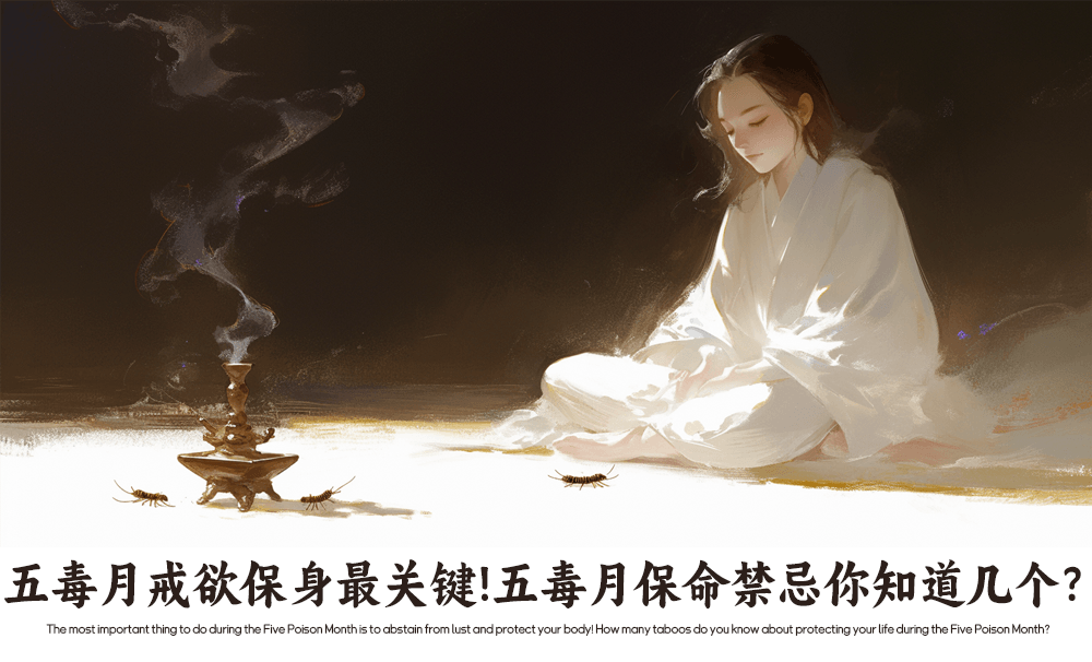 五毒月戒欲保身最关键！五毒月保命禁忌你知道几个？
