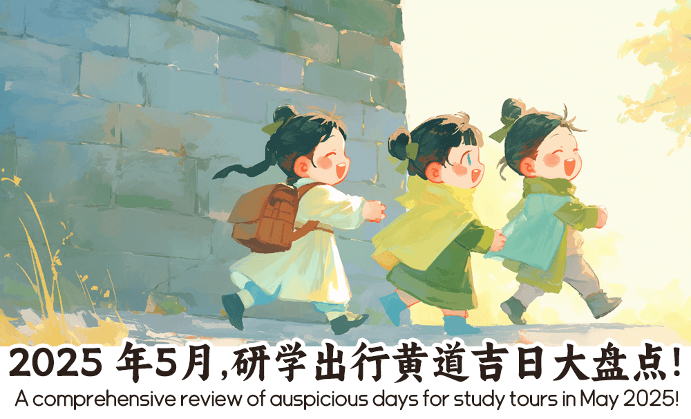 2025年5月，研学出行黄道吉日大盘点！
