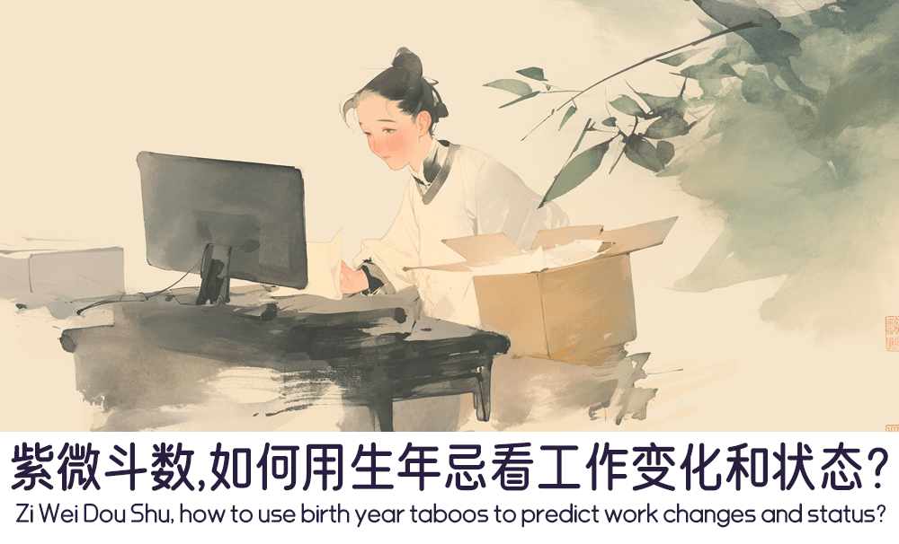 紫微斗数，如何用生年忌看工作变化和状态？