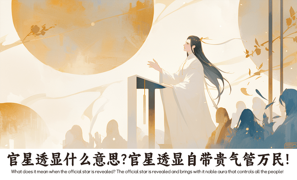 官星透显什么意思?官星透显自带贵气管万民！