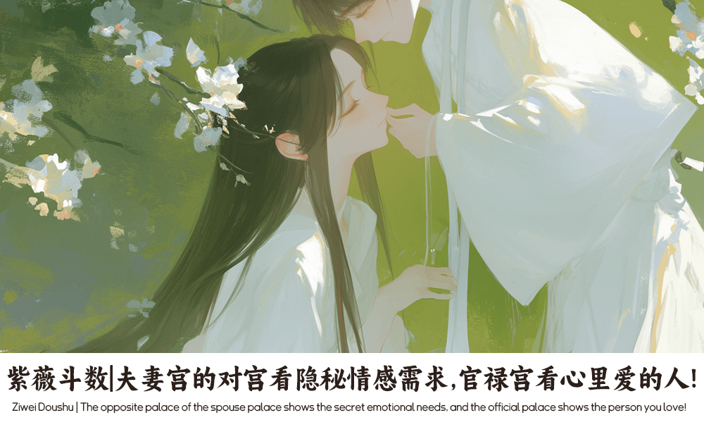 紫薇斗数|夫妻宫的对宫看隐秘情感需求，官禄宫看心里爱的人！