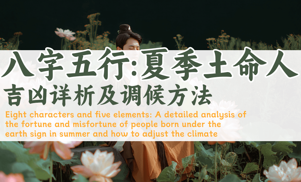 八字五行：夏季土命人吉凶详析及调候方法